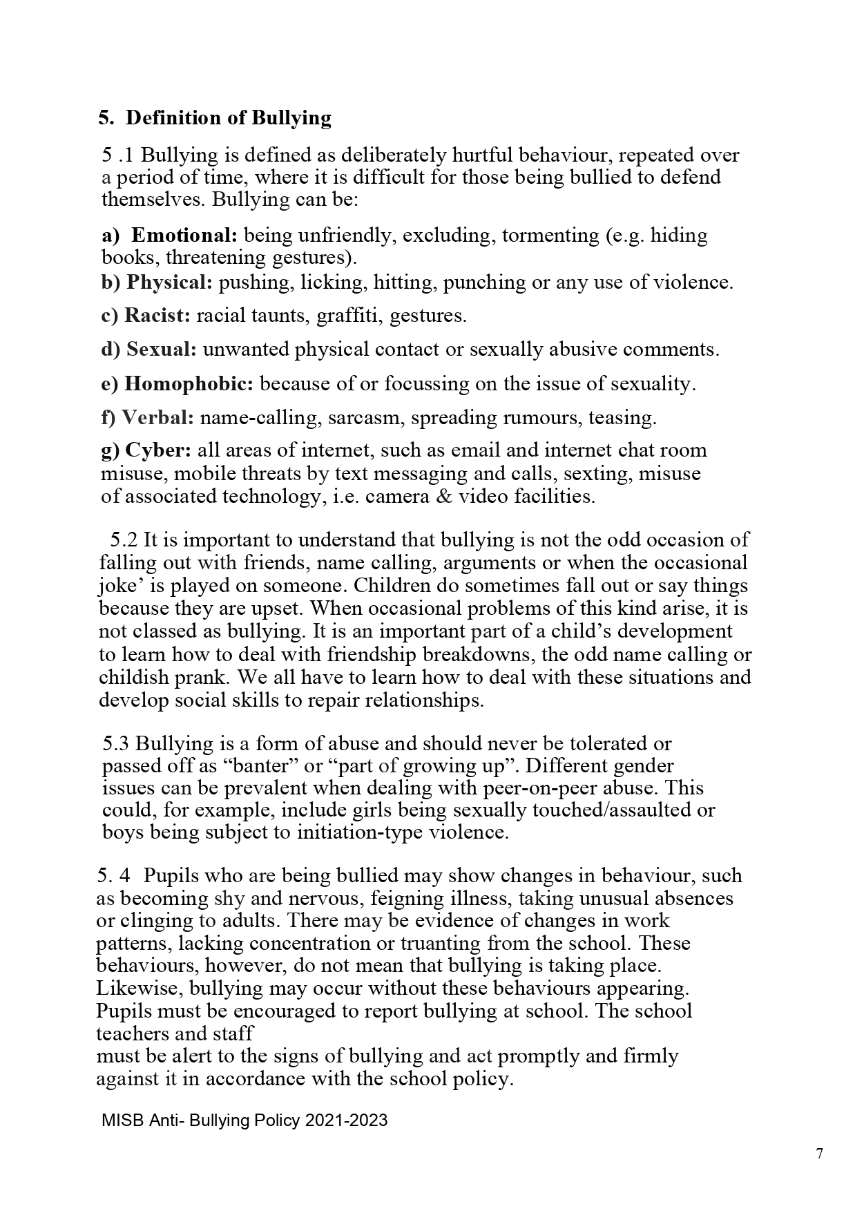ANTI BULLYING POLICY 2021 2023 New page 0007