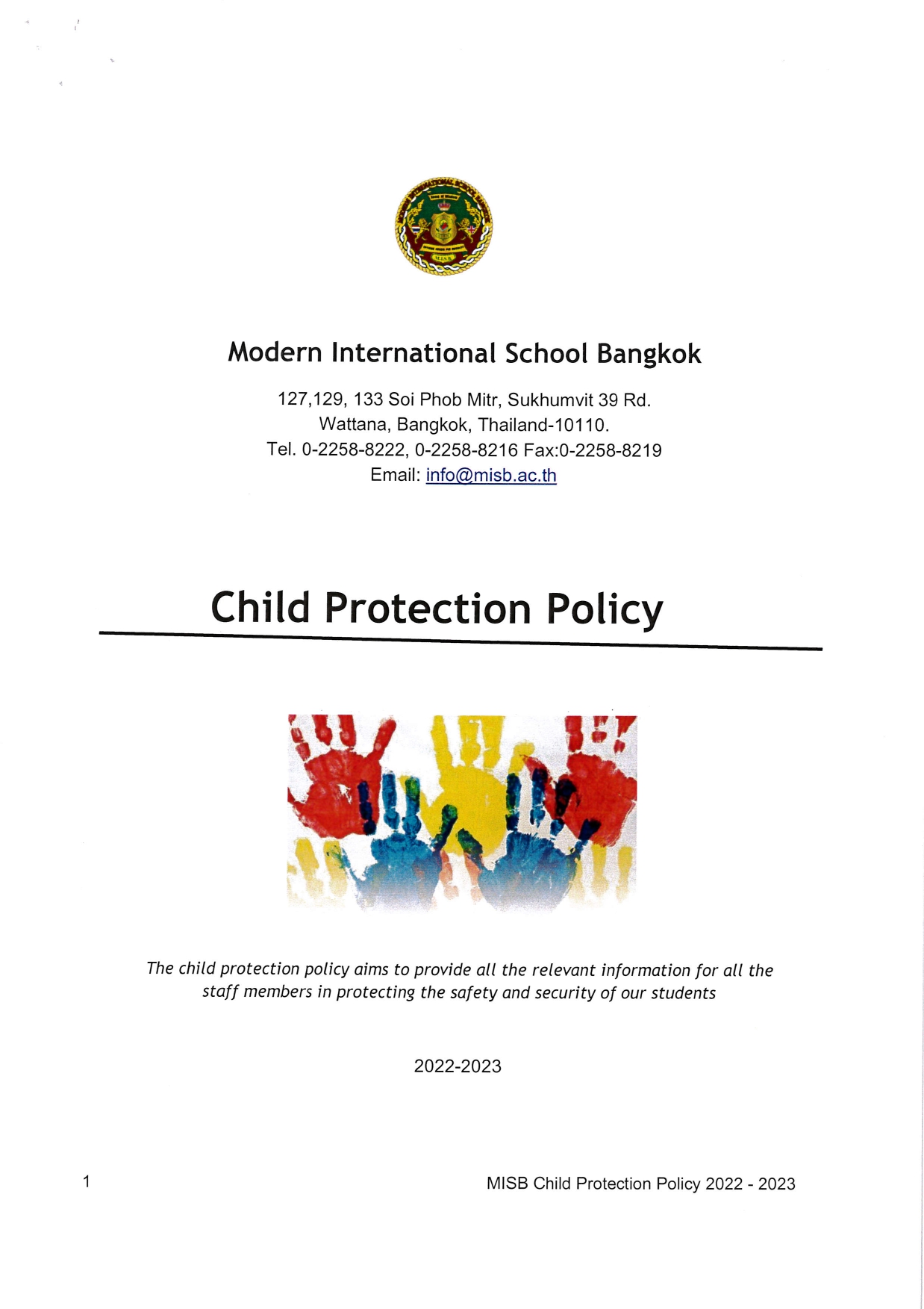 CHILD PROTECTION POLICY page 0001