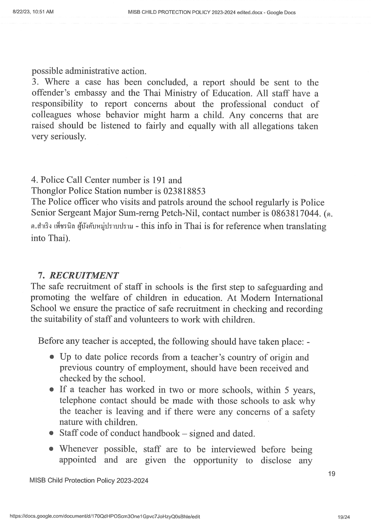 Child Protection Policy 2023 2024 page 0019