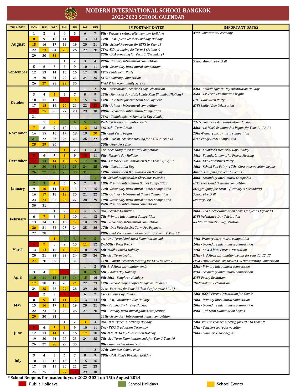 MISB Calendar 2022 2023 web