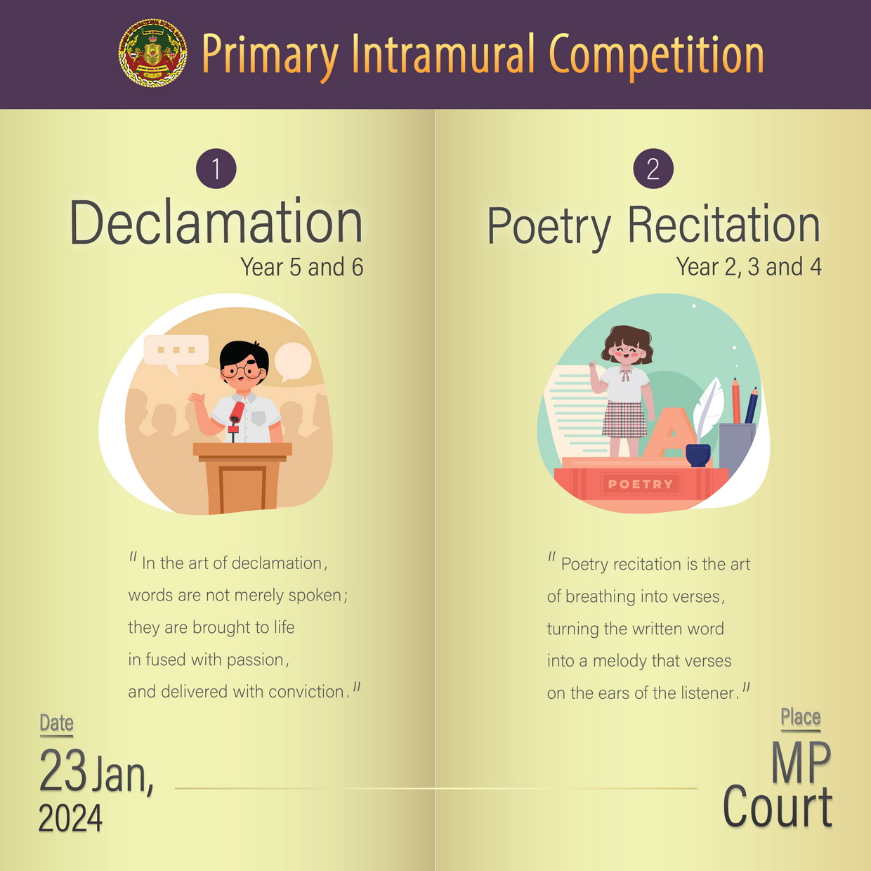 Primary Declamaton Competition 01 01 01 01 01 01