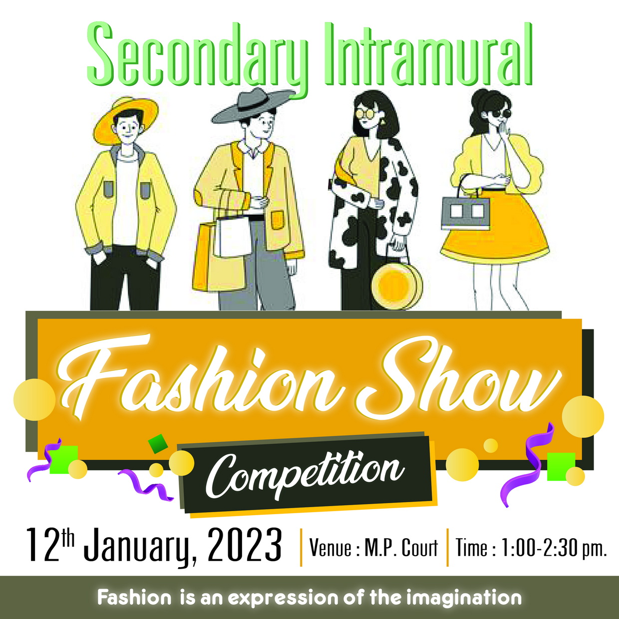 Secondary Intramural Fashion Show Competition