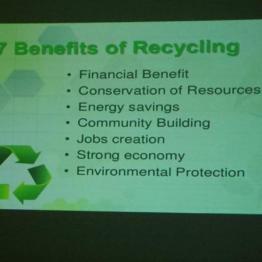 Seminar by students of Assumption University on Recycling and Environmental Awareness at MISB